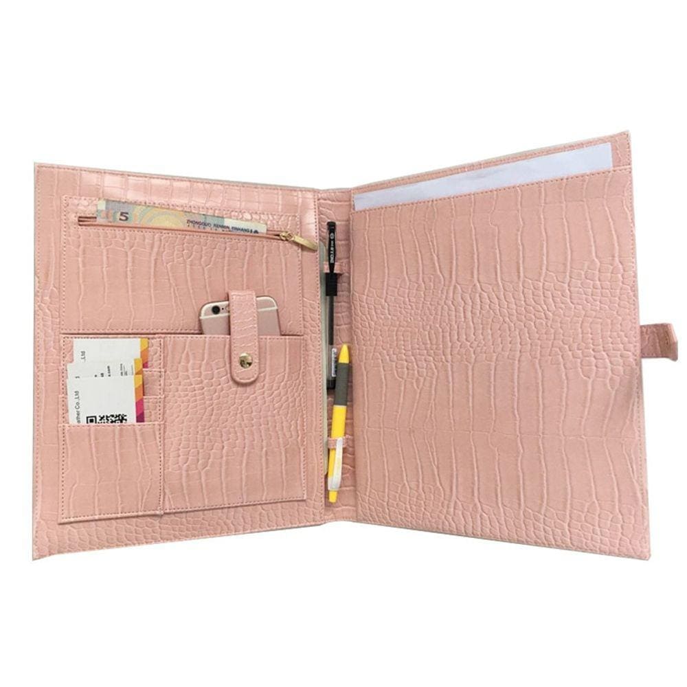 Bolsa de documentos moderna Padfolio Python Pattern para escritório