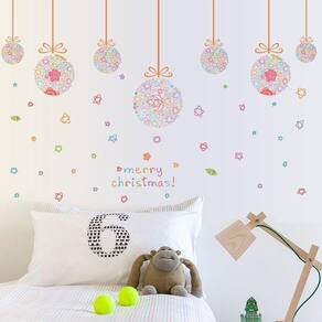 Adesivo de parede de Natal DIY Decorative B 60x90cm