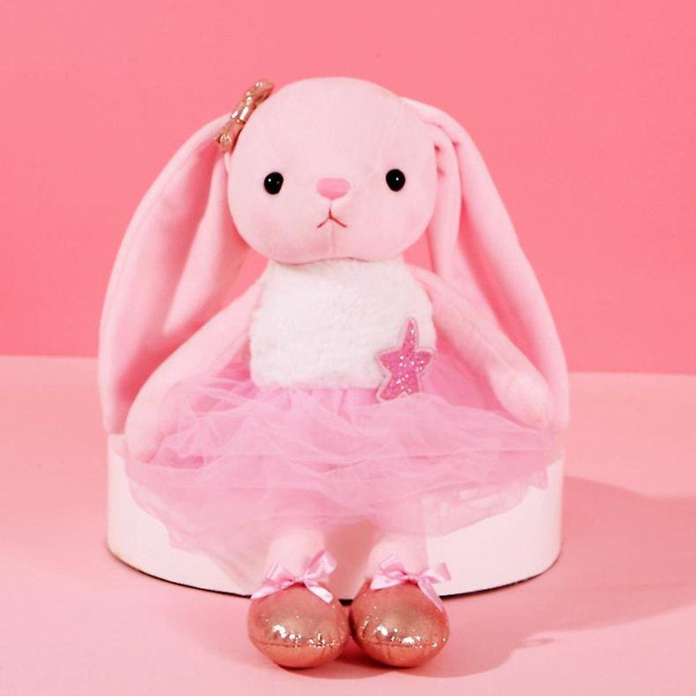 Bailarina Pelúcia Bonecas Coelho Coelho Brinquedos Brinquedos Macios Ballet Dan