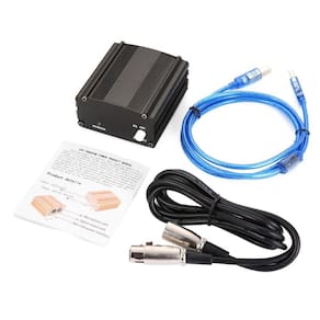 48V Cabo de Fonte de Alimentação Fantasma USB 2.0 Condensador de Plugue Duplo M