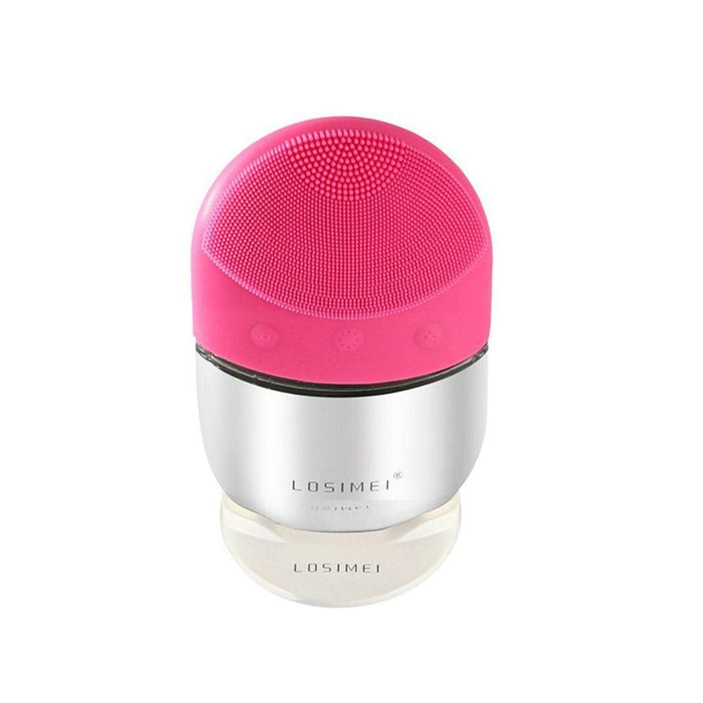 Escova de limpeza facial elétrica, massagem de vibração ultrassônica