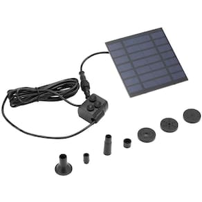 Fonte de energia solar, piscina, bomba de água, jardim, sol, plano externo