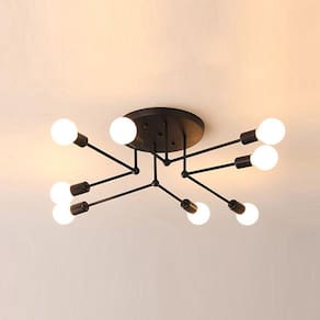 Lustre 6 Cabeça Retro Master Bedroom I Lustre