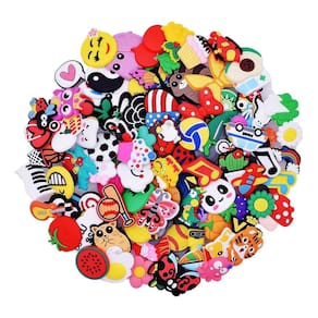Jibbitz Crocs, unissex, 100 peças, alfinetes, acessórios, sandálias