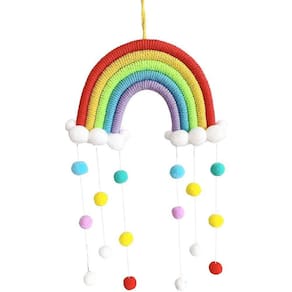 Tassel Rainbow Wall Pendurado Home Decor Bohemian Style Hand-w