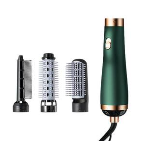 Secador de cabelo com escova de ar quente para secar e alisar