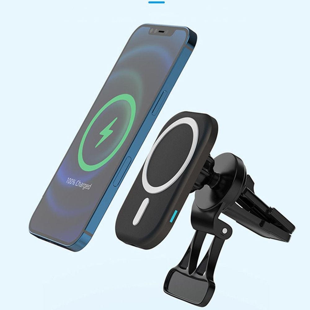 15W Carregador de Carro Magnético de Carregamento Rápido