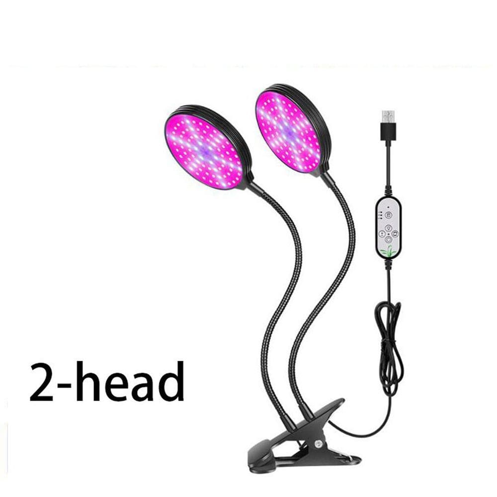 Luz de planta USB, regulável por hora USB, ajustável para o crescimento da planta