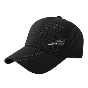 Preto#Novo boné de beisebol de malha unissex ao ar livre de verão patchwork