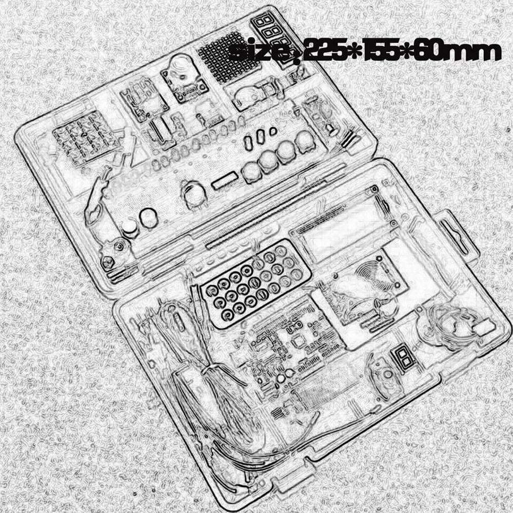 Kit inicial de aprendizagem RFID para Arduino UNO R3 com relógio DS1302