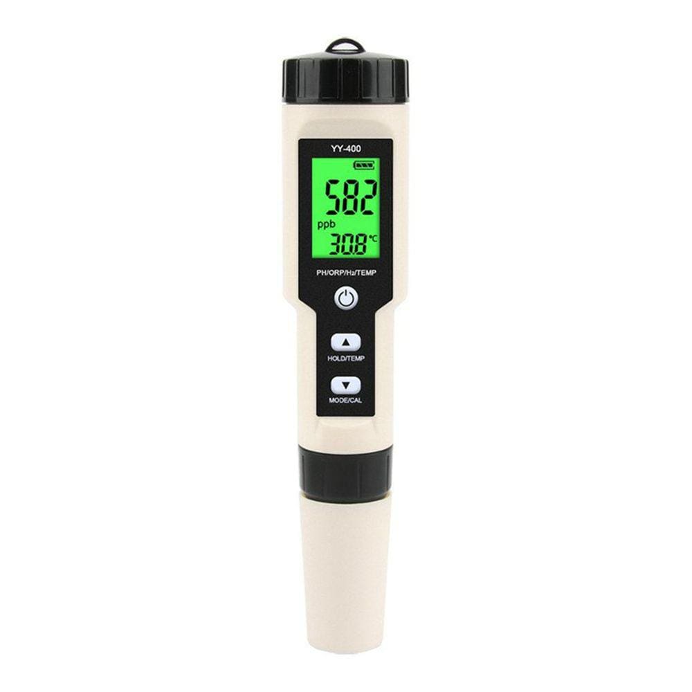 Medidor digital de teste de qualidade da água H2/pH/ORP/temperatura