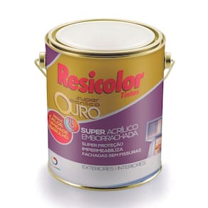 Base clara emborrachada ouro 3,24l | resicolor