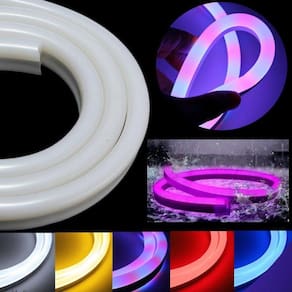 Lâmpada de néon flexível 2m 120LED/m impermeável 220V