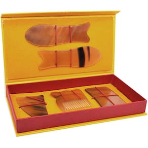 5 Peças l Gu Board Sing Mage Gua Sha Ser Tool Set um