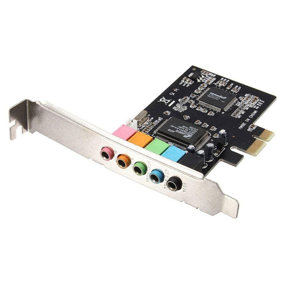 Placa de áudio de áudio digital de 5.1 canais PCIE PCI Express