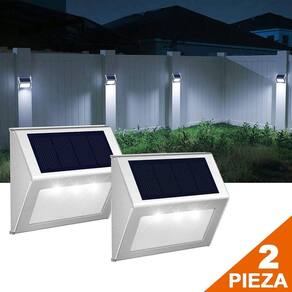 Lâmpada solar Stair Light Recarregável para Jardim Exterior IP45