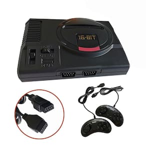 Sistema Genesis 16 bits com 216 jogos e 2 controles