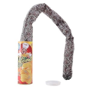 Brinquedo de brincadeira de festa de dia de abril, batata frita, cobra