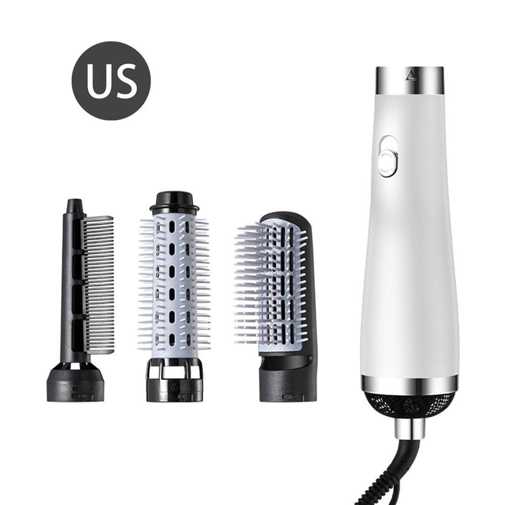 Secador de cabelo de ar quente e escova para alisar o cabelo