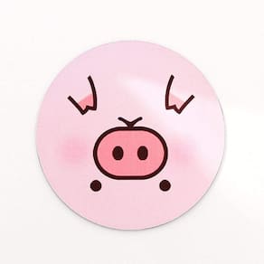 Soft Mouse Pad Kawaii Round Mouse Pad Console Capa Tapete Suave