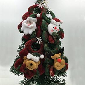 Enfeites de Natal: 12 peças de decoração de árvore de boneco de neve de Papai Noel