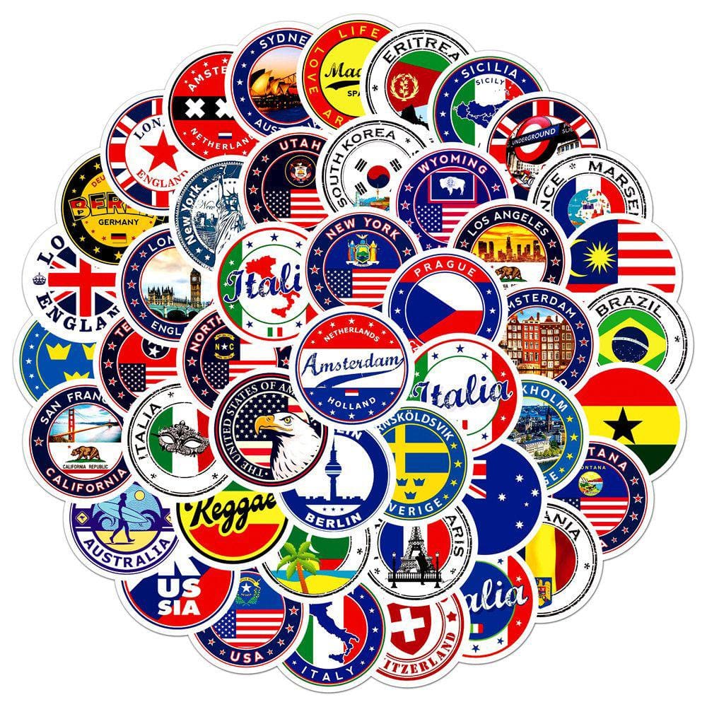 Adesivos para artesanato, tema da bandeira nacional
