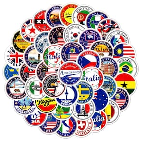 Adesivos para artesanato, tema da bandeira nacional