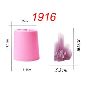 Molde de silicone 3D Coral Diamond Crystal Iceberg Aromaterapia