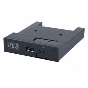 Simulação de emulador de disquete SFR1M44-U100K para USB