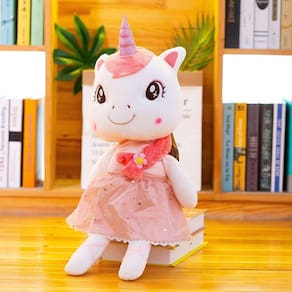 35cm bonito unicórnio pelúcia brinquedos de pelúcia anjo bonecas de unicórnio para