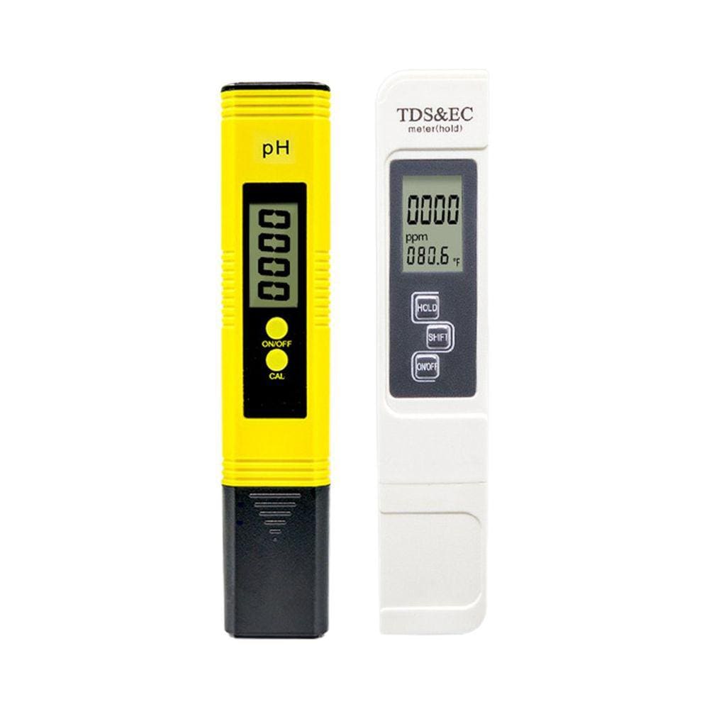 Combinação de medidores de pH e TDS Medidor de pH de 0,01 pH ± 2% TDS EC Met 3 em 1