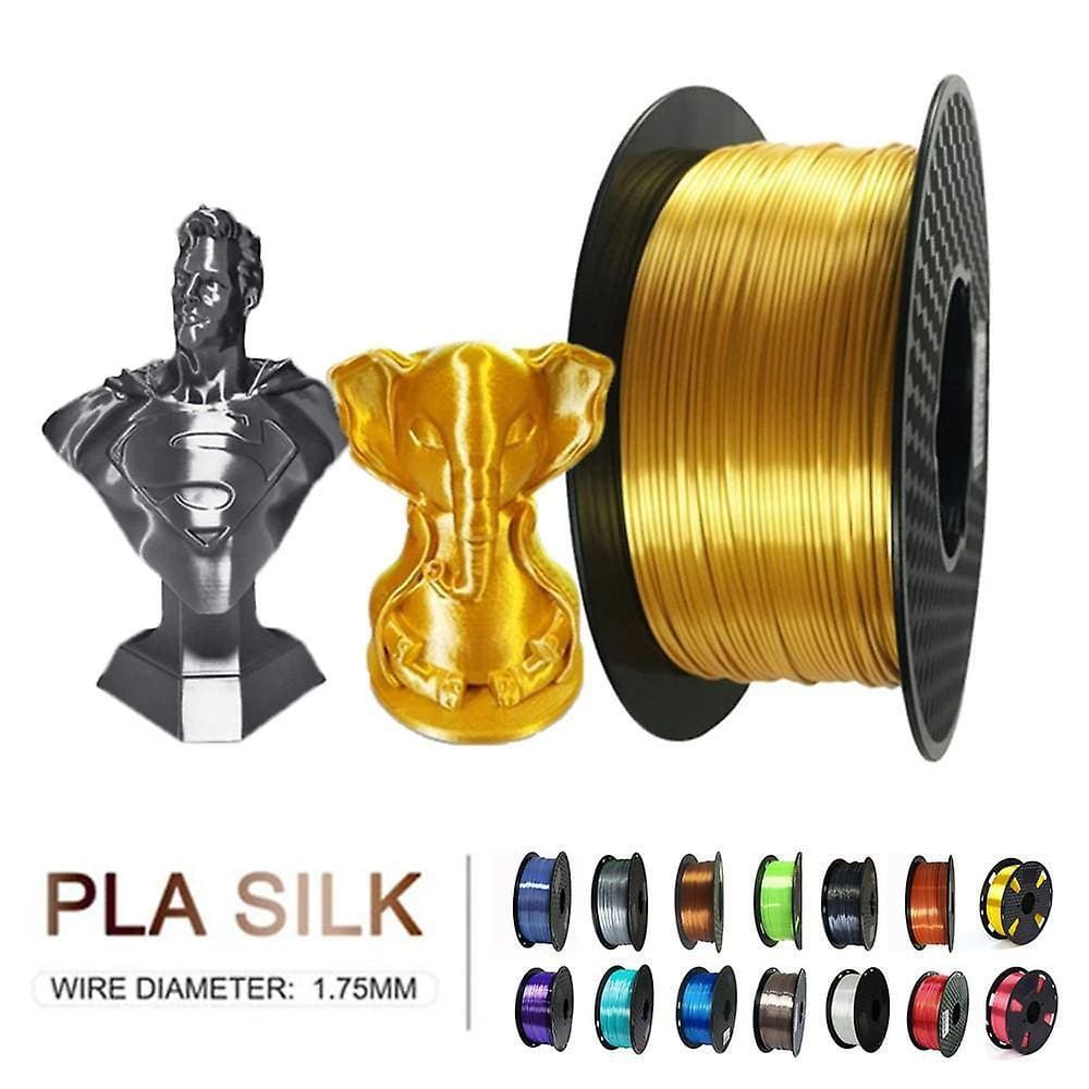 Jade verde 250g#1.75mm 3D Printer Filamento PLA Seda Silk Tex