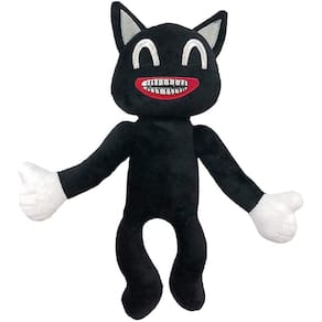 10 polegadas SCP pelúcia brinquedo, desenhos animados gato preto pelúcia brinquedo recheado s s
