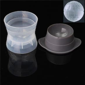 SET 2-Piece Esférico Ice Molds Máquina de Gelo