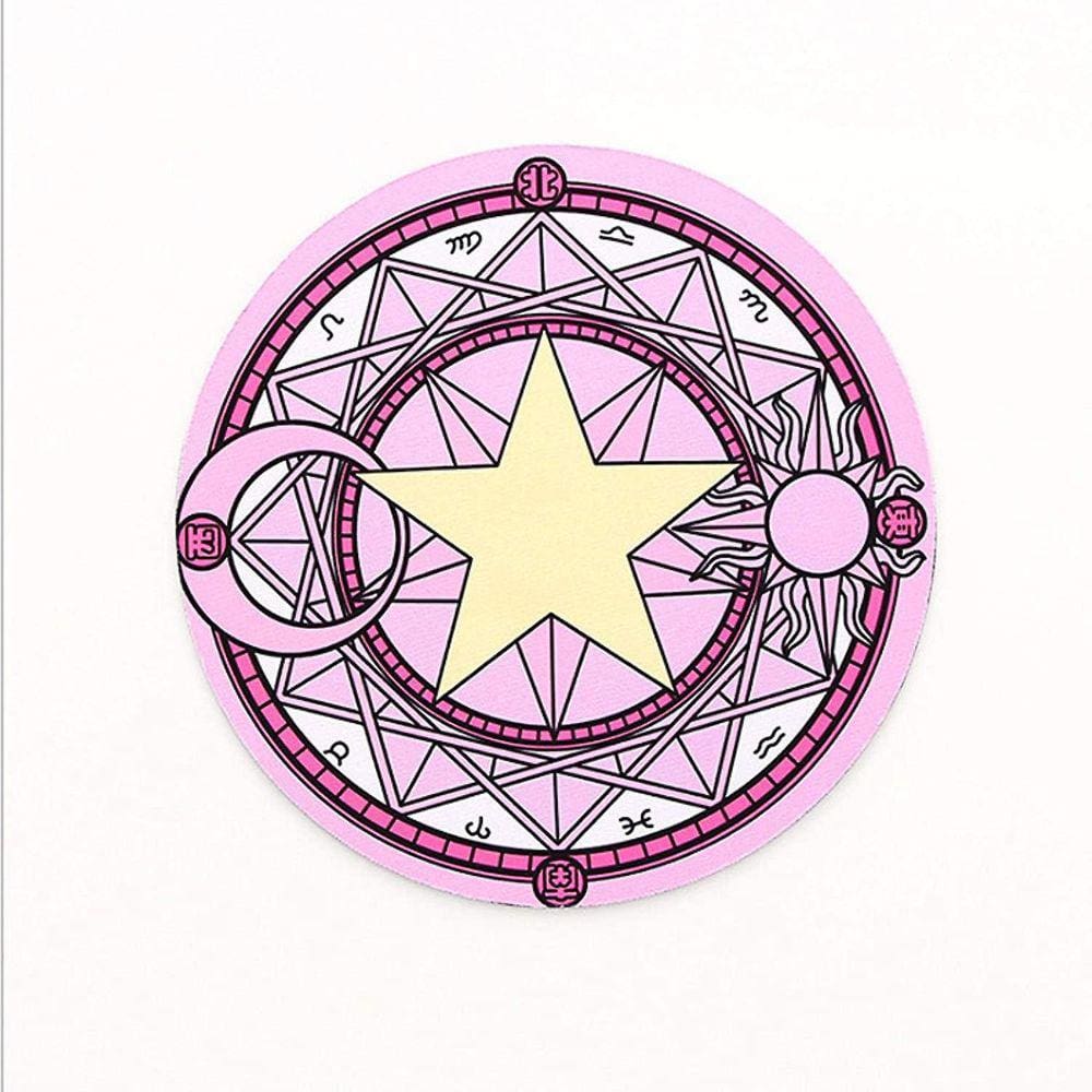 Soft Mouse Pad Kawaii Round Mouse Pad Game Console Port(Um