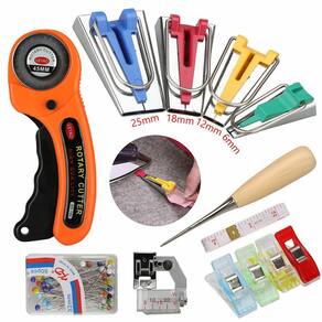 Viés de tecido Binding Tape Kit Ignition Tape Kit de costura e Qu