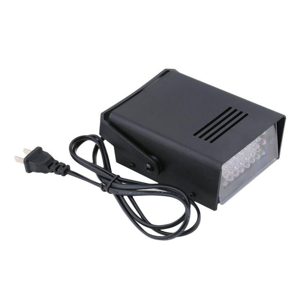 Luz estroboscópica Mini 24 LED DJ Disco Flash Lamp Iluminação de palco