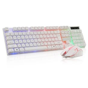 Teclado Mouse Gaming Adapter para PS4 Rainbow LED Mecânico