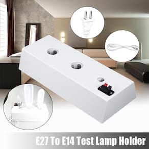 Adaptador de lâmpada de abajur para E27 E14 AC100-220V US Plug