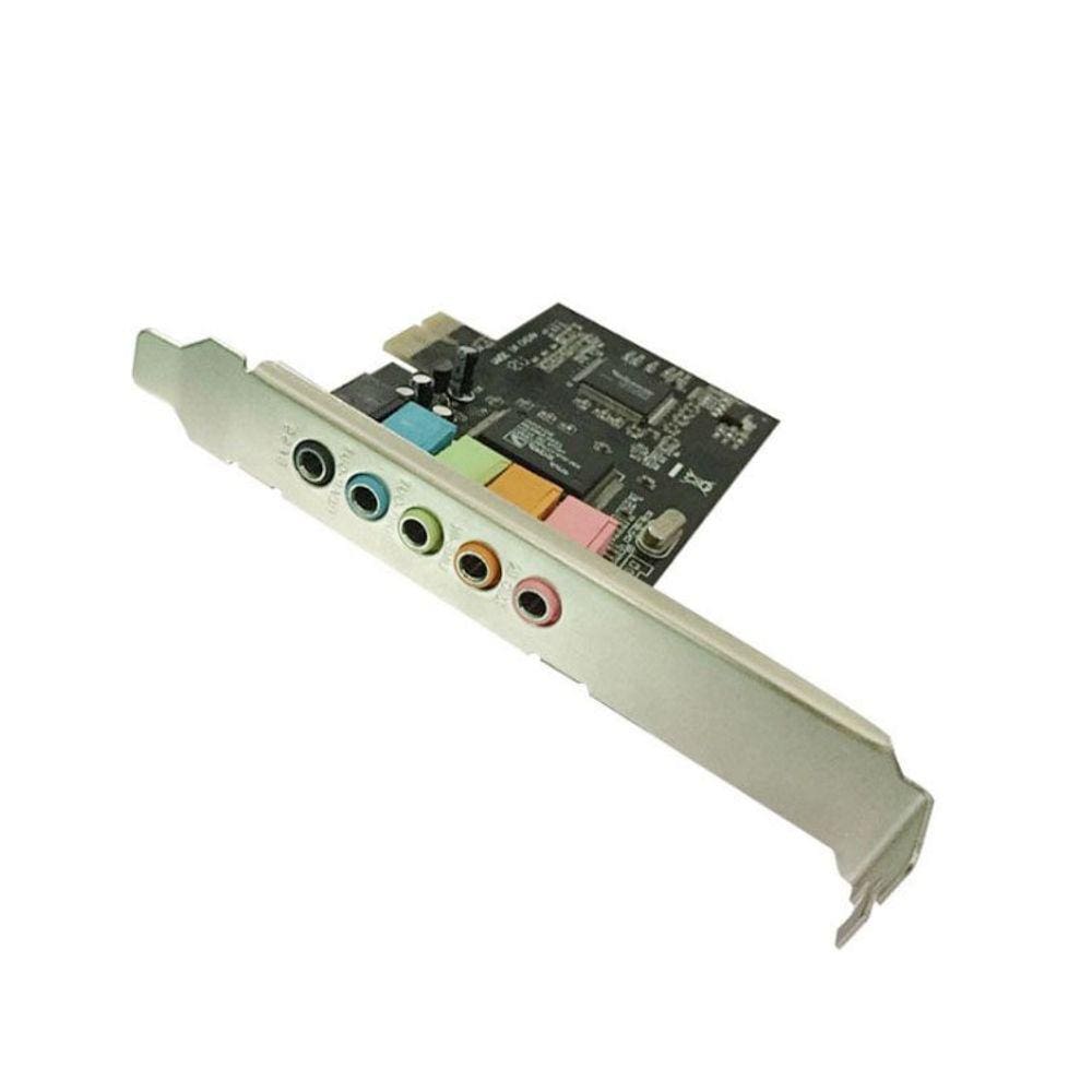 Placa de som PCI-E Placa de áudio estéreo 5.1 CMI8738