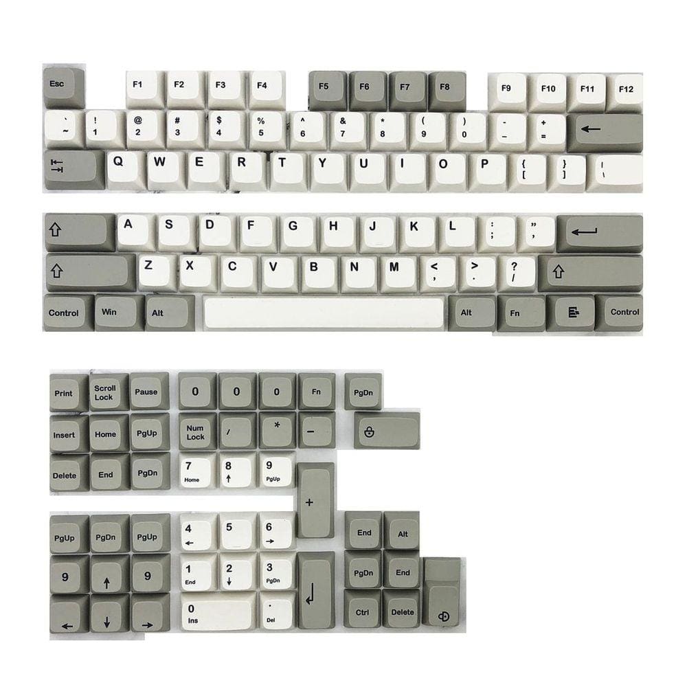 121 pcs cor caneta personalidade pbt keycap adequado para retro