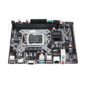 Placa-mãe PC Desktop Dual-Core Mini-ATX H61B Memória LGA115