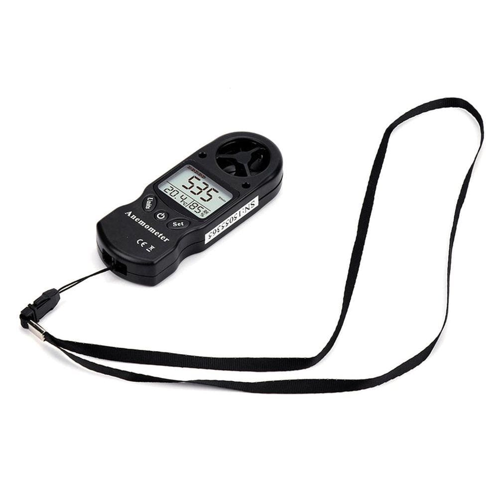 Anemômetro TL-300 Mini Medidor de Velocidade de Vento Digital LCD 3 em 1