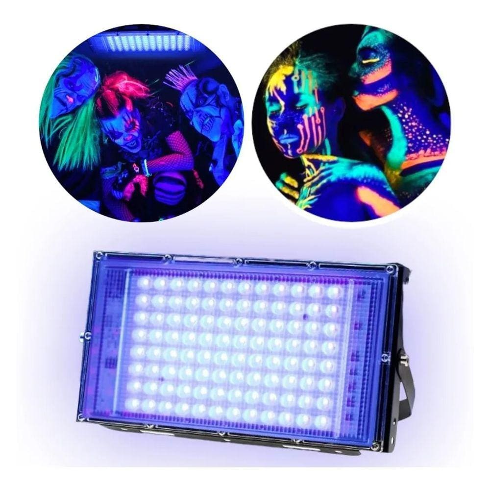 Refletor LED 100W UV Black Light Outdoor à prova d`água