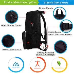 Mochila Stranger Things preta para meninos