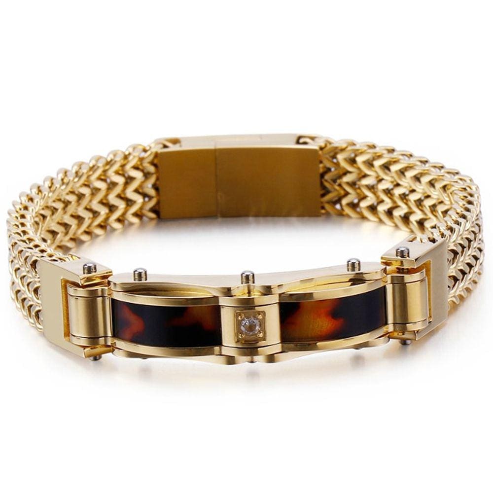 (#21cm) 13MM Pulseiras Masculinas Melhores Amigas Pulseira a = One S