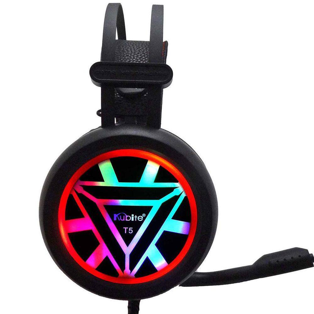 Kubite Ver-Ear Teens com MIC Foldable DJ Fones de ouvido A