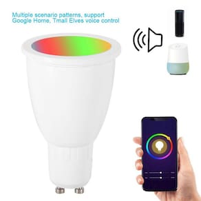 Lâmpada LED regulável inteligente com Wi-Fi e controle