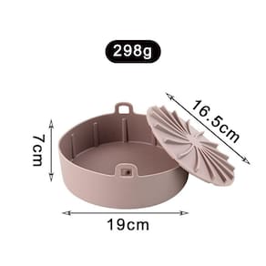 Air Fryer Pote de silicone Acessórios GJG 19CM Brown