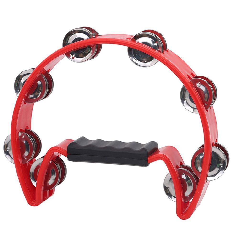 Pandeiro de linha única Tambourine Crescent para cantar